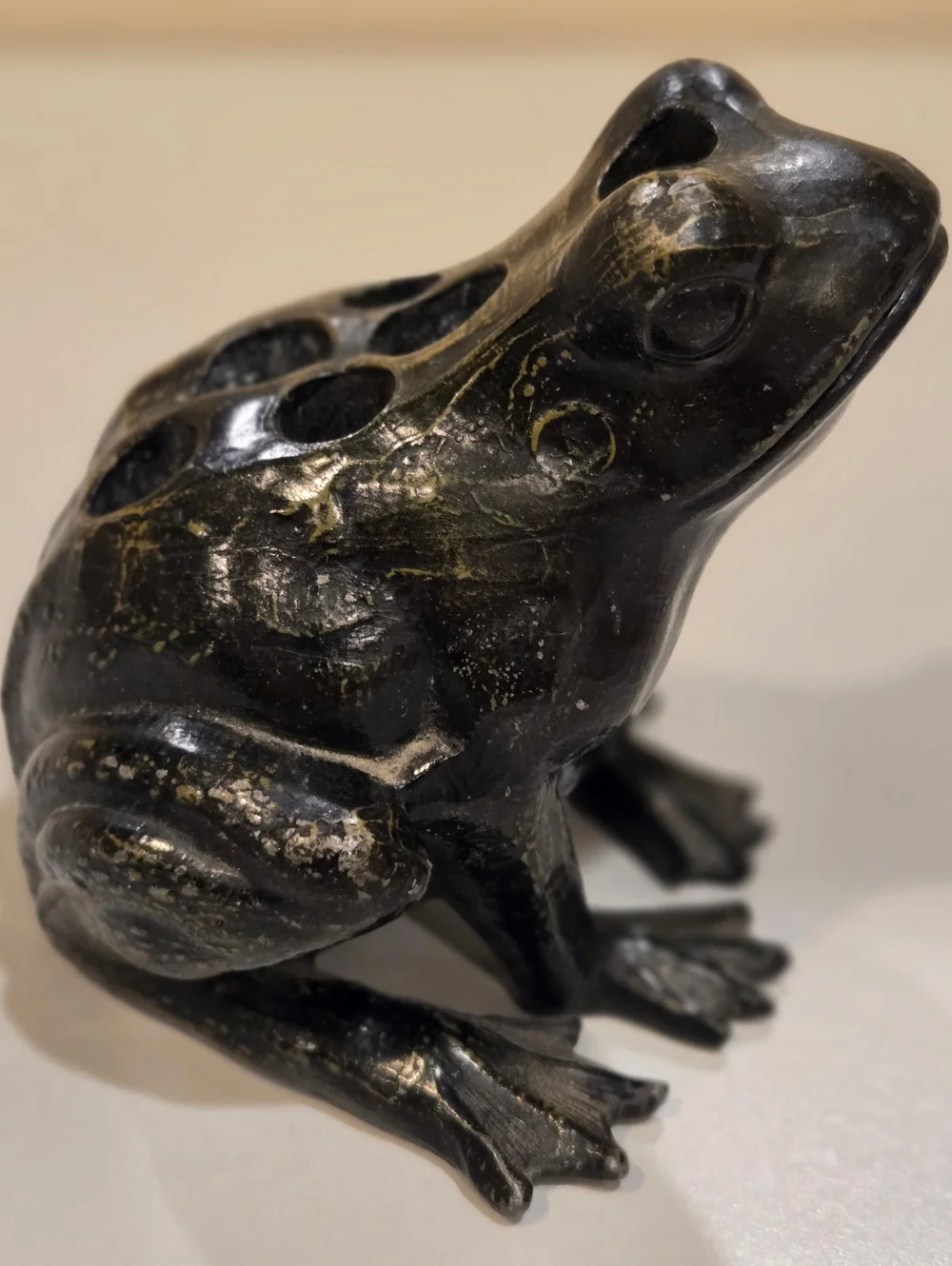 Antique Decorative Bronze Flower Frog